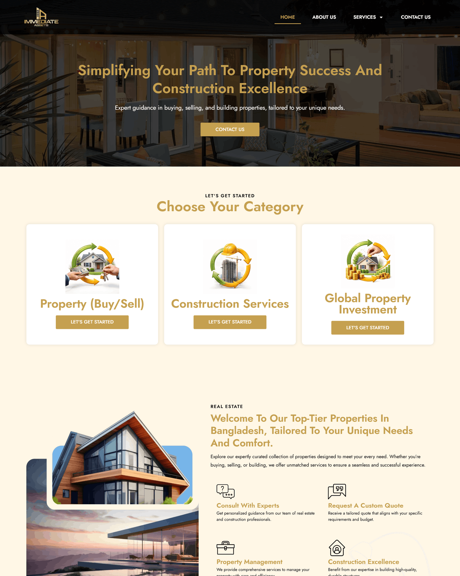 Immediate Assets Website